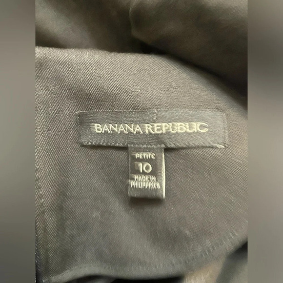 Banana Republic NEXT TAILORING BLACK SHORT SLEEVE STRETCH MIDI SHEATH DRESS - Picture 9 of 10